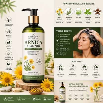 Arnica Shampoo for all hair types