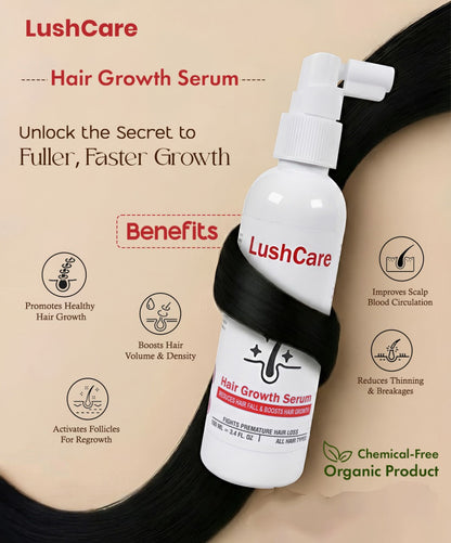 LushCare Hair Growth Serum – Advanced Botanical Regrowth Formula