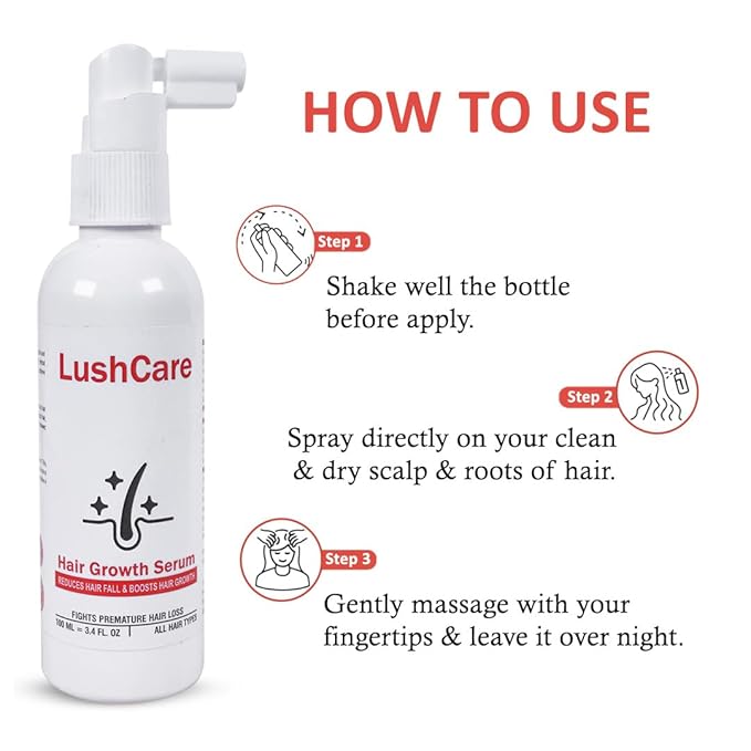 LushCare Hair Growth Serum – Advanced Botanical Regrowth Formula