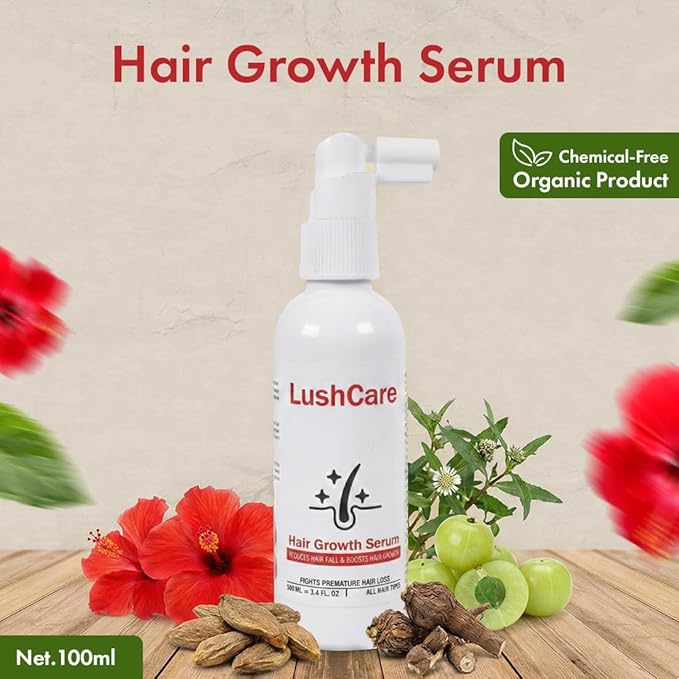 LushCare Hair Growth Serum – Advanced Botanical Regrowth Formula